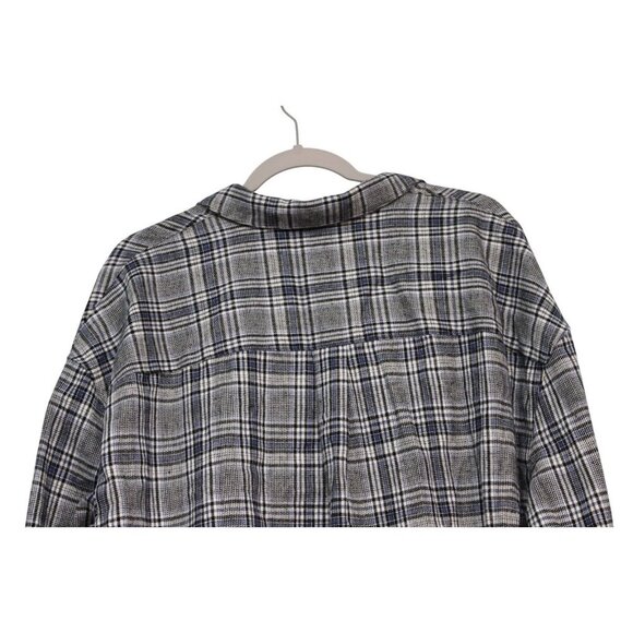 NWT Madewell Flannel Button Up XL Westlake Plaid Boxy Relaxed Outdoor Preppy - Picture 9 of 12